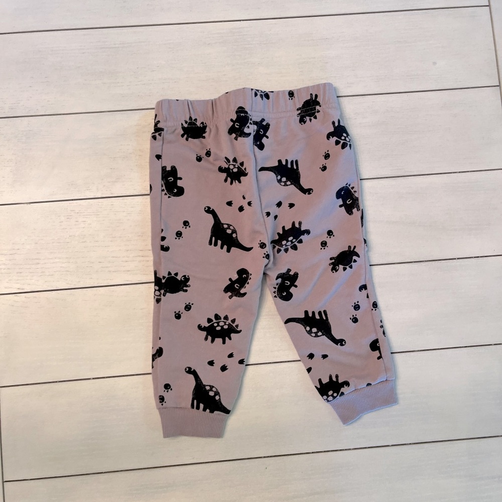 Sweat pants grey with Dinosaur print